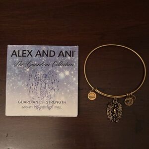 Alex and Ani Gold Guardian Bangle